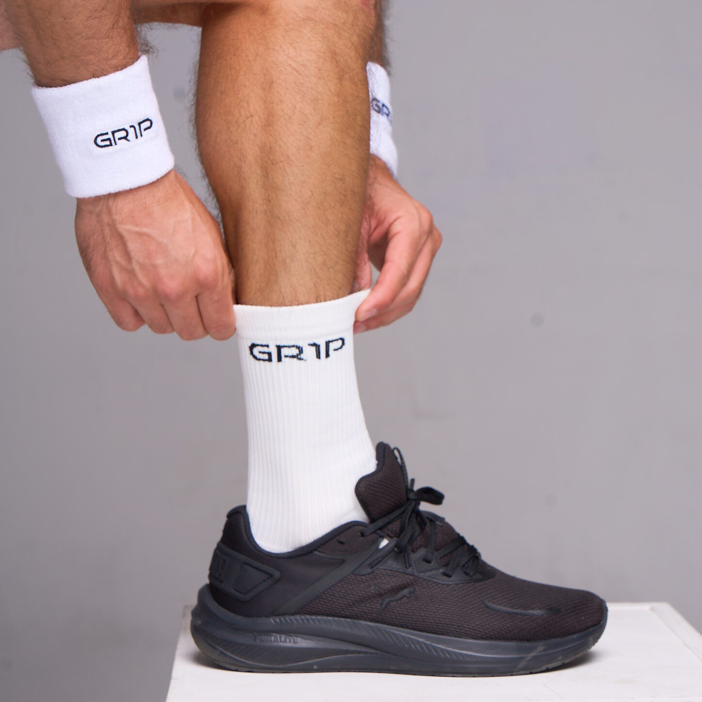 Calcetines GR1P Competition Blanco x1
